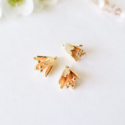 18k gullforgylt  tulipan anheng